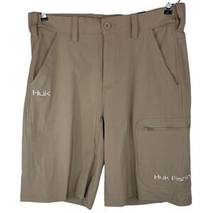 Huk Performance Fishing Cargo Shorts, Mens, Medium, NWT